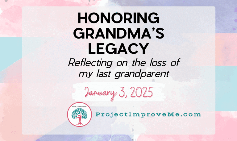 Reflecting on the loss of my last grandparent and honoring my grandma’s legacy.