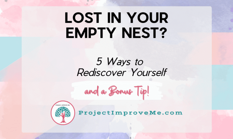 Empty nest survival tips – how to rediscover yourself after kids move out.